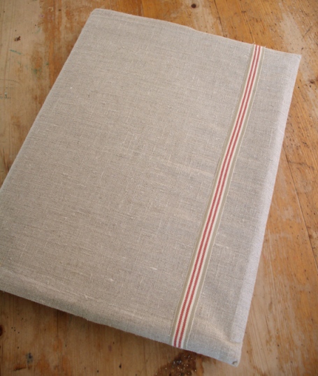 Linen covered book